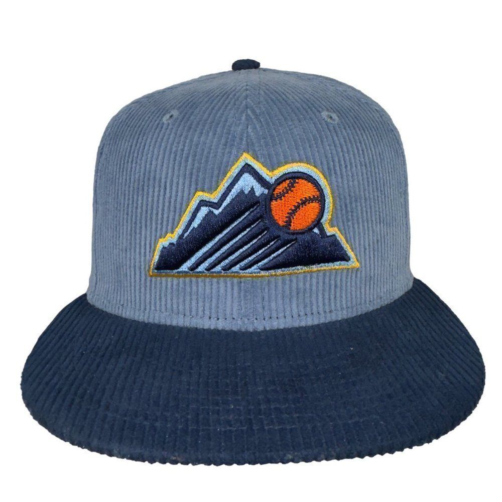 New Era x Hibbett 59Fifty Colorado Rockies Winter Cabin Corduroy Hat 7 3/8
